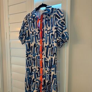 Button Down Dress  Commense